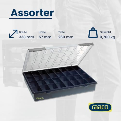 Raaco Assorter 4-32 Sortierbox, 32 Fächer - Sichere Aufbewahrung durch – Ansicht 4