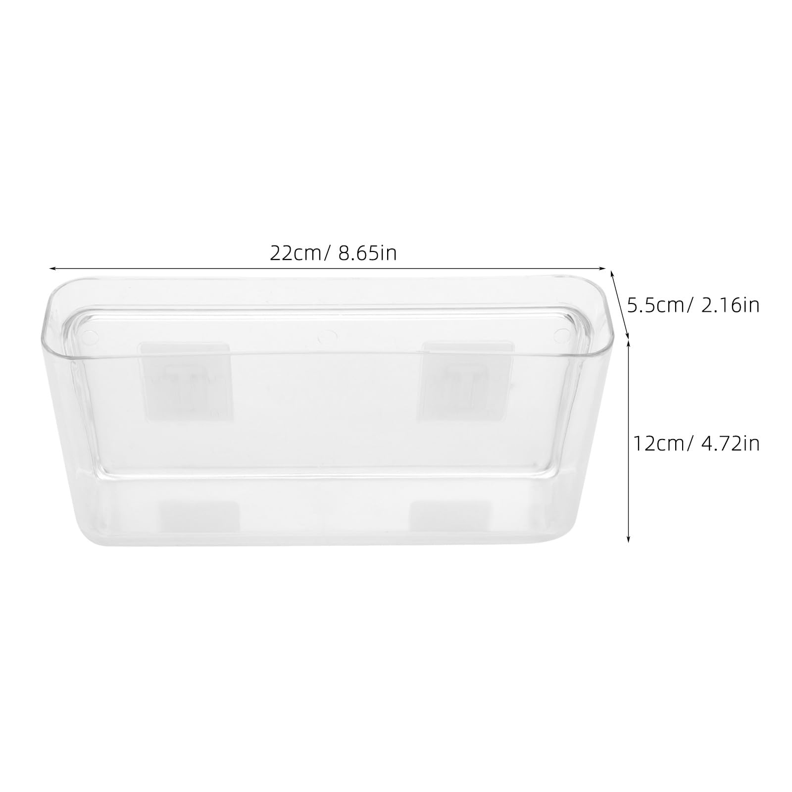 Toddmomy 4 soportes de pared para mandos a distancia, caja organizadora adhesiva para controladores, estuche de pared para bolígrafos para el hogar, la oficina y la escuela.