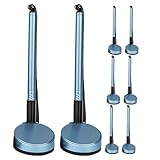 DOITOOL Lot de 8 stylos de sécurité pour réception - Stylo de comptoir noir sécurisé ...