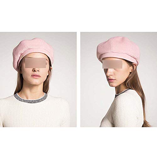 Béret en laine rose JIA JIA isolant et chaud - 4