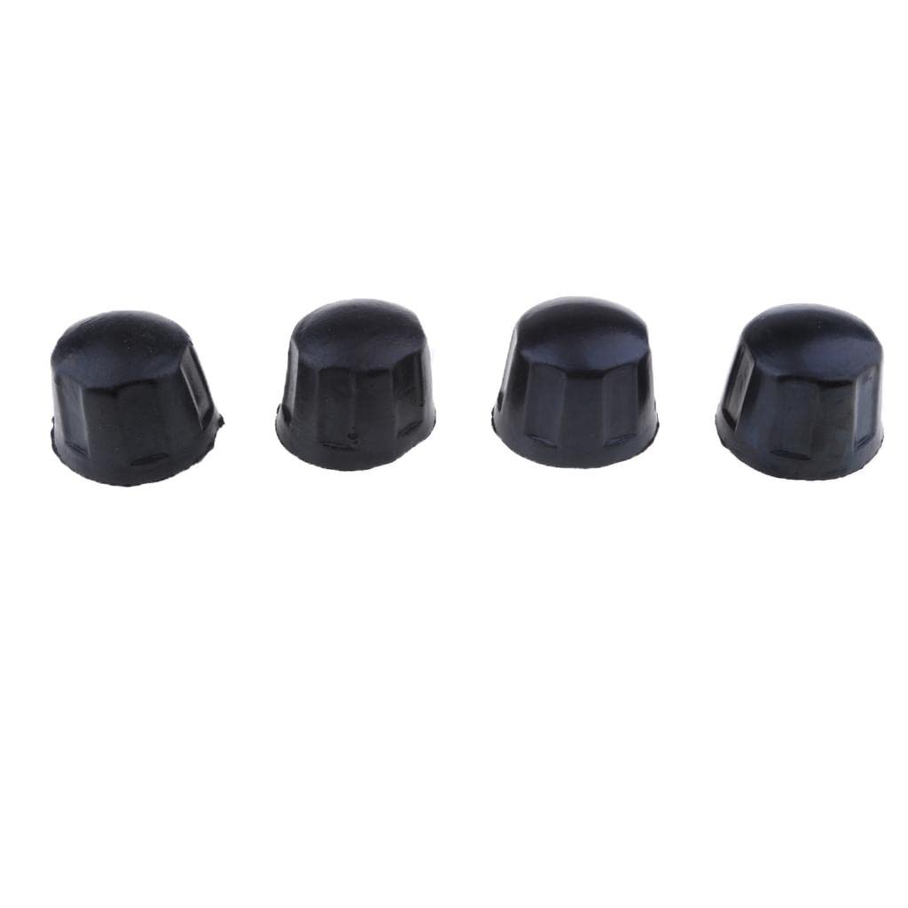 Niiyen Lot de 4 capuchons anti-poussière en caoutchouc pour roues de VTT, quad, Go Kart 110 125 250 (tête plate en plastique Niiyen Lot de 4 capuchons anti-poussière en caoutchouc pour roues de VTT, quad, Go Kart 110 125 250 (tête plate en plastique
