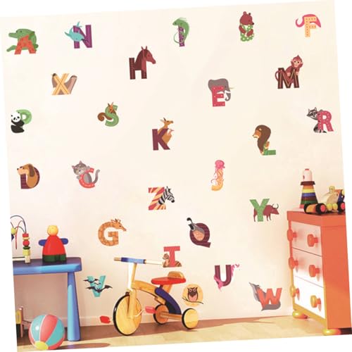 Vinilos Decorativos de Alfabeto Animal UPKOCH 26 Piezas miniatura 6