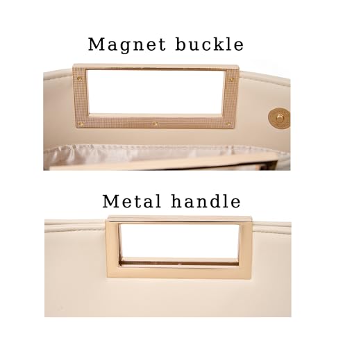 Image of Women's Woven Evening Bag Casual Leather Shoulder Handbag Fashion Clutch Purse