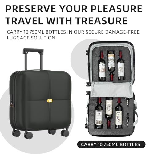 SERABETTO 6-Bottle Wine Luggage