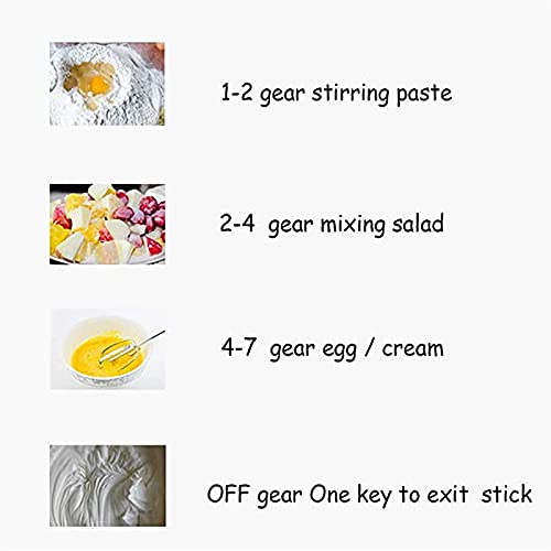 ZDAMN Standmixer Auto Teigmischer 7 Geschwindigkeit Verstellbare Lebensmittelaufnahme Küchenmaschine Mixer Home 2L… – Bild 5