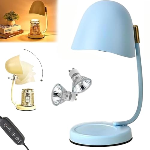 Calentador de vela de cáscara de huevo, con temporizador y variador, calentador de cera de altura ajustable para cera perfumada, regalo para mujer/mamá, inauguración de la casa, cumpleaños, Navidad