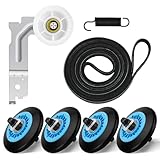 Picture of NISHCON Upgrade Dryer Parts for Samsung Dryer Roller DC97-16782A, Dryer Belt 6602-001655, Idler Pulley DC93-00634A, Compatible with Samsung Dryers DV45H7000EW/A2 DV42H5000EW/A3
