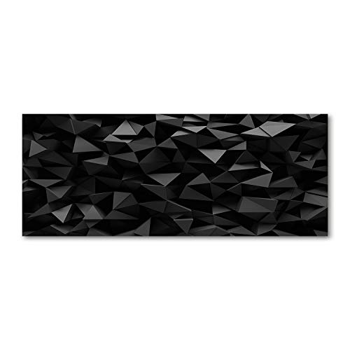 Splashback guard Tulup noir 125x50cm fond de hotte verre trempé cuisine