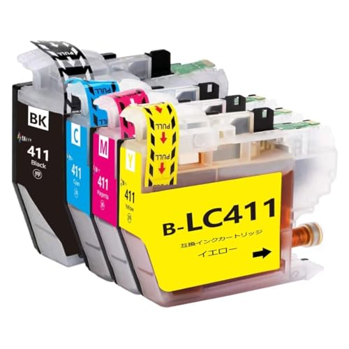 brother LC411-4PK インクカートリッジ 4色入り　2個セット Amazon.co.jp: 【ブラザー純正】 ブラザー工業(Brother