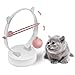 YPYOYG Interaktive Katze Spielzeug for Indoor Cats Automatische kinetische Swing Electronic Toys Feder-Anbaugeräte Spielzeug for Katzen katzenspielzeug