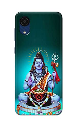 Image of Printed Hard Back Cover Case for Samsung Galaxy A03 Core Back Cover (Lord Shiva) -1803