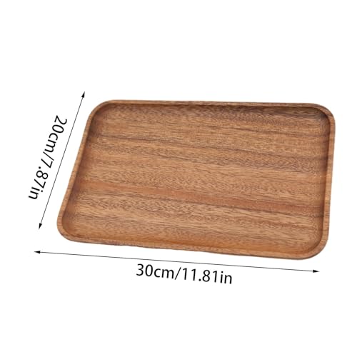 Plateau à dessert en bois pour servir et décorer facilement