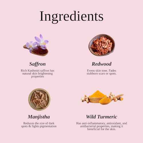 Image of Auravedic Kumkumadi face oil Kumkumadi Tailam for glowing & Kumkumadi oil Ubtan Face pack powder organic kumkum powder Ubtan face wash Combo- 100 ml & 60 gm