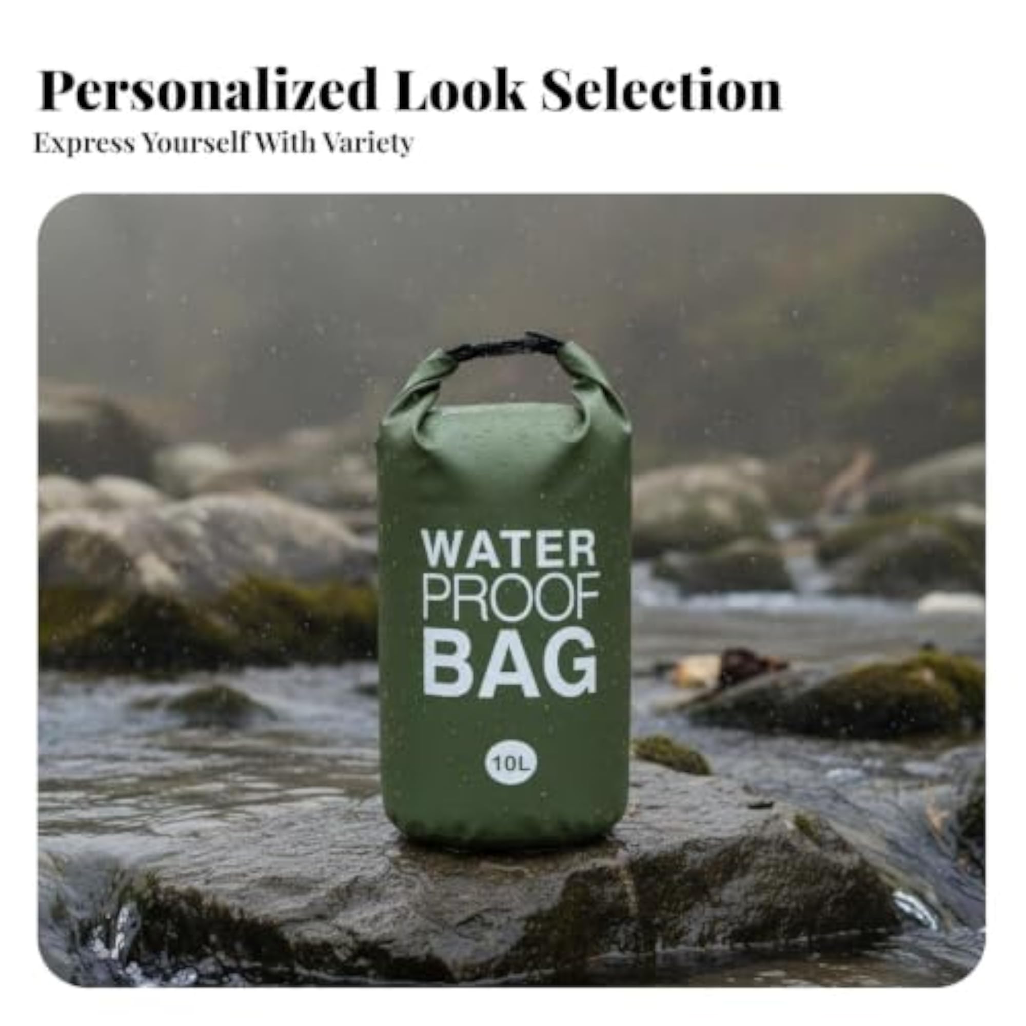 Waterproof Bucket Bag, Roll-Down Dry Bag