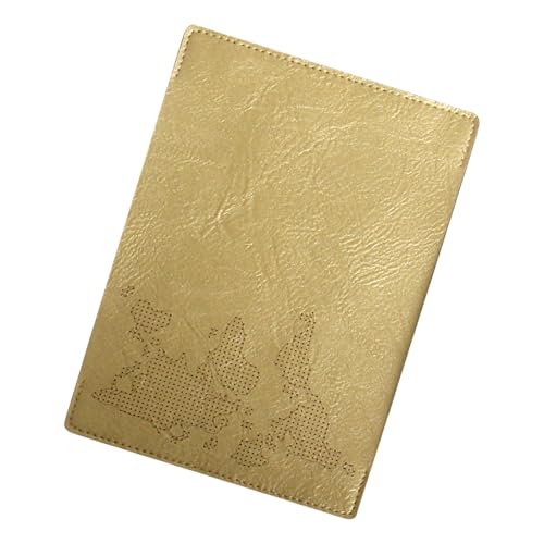 [KAHDGSS] Travel Essential Passports Holder Passports Case Case With Embroidery Map Design And Protective PU Leather Constructio