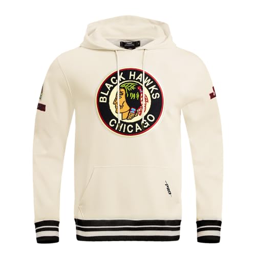 Image of Pro Standard Men's NHL Retro Classics Brushed Back French Terry Pull Over Hoodie