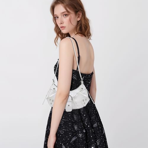 Convertible Genuine Leather Hobo Bag for Women - Adjustable Crossbody Shoulder Purse3