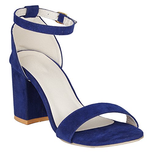 Image of Misto Women's and Girl's Formal Casual Suede Leather Block Heel Sandal