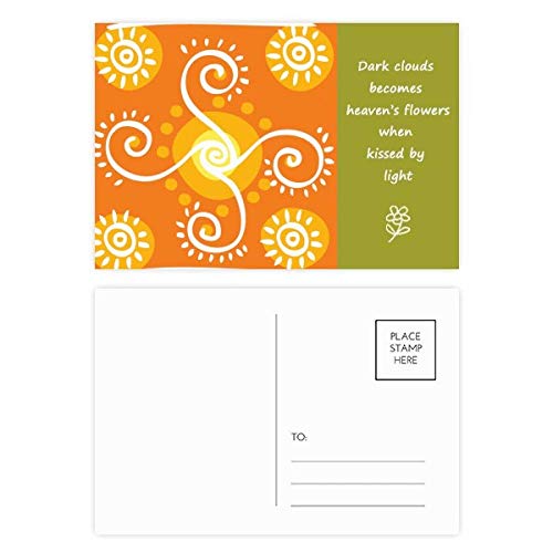 Carte postale Mexique Totems orange DIYthinker lot de 20