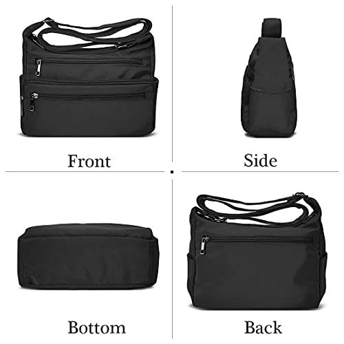 Volganik Rock 8415702943 Crossbody Bag For Women Waterproof Messenger Shoulder Bag Casual Nylon Purse Handbag Multi Pocket Lightweight Travel Bag thumb #6