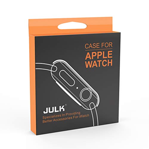 [2-Pack] Julk 40Mm Case For Apple Watch Series 6 / Se/Series 5 / Series 4 Screen Protector, Overall Protective Case Tpu Hd Ultra-Thin Cover For Iwatch, Transparent #TOP7