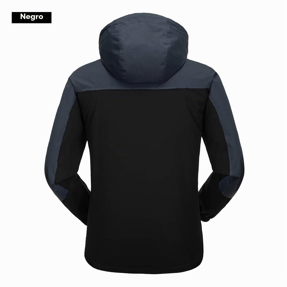 Chaqueta Impermeable al Aire Libre para Hombres Ligero Softshell Rain Coat Escalada Senderismo Ropa Montaña Multi-Bolsillos Rompevientos