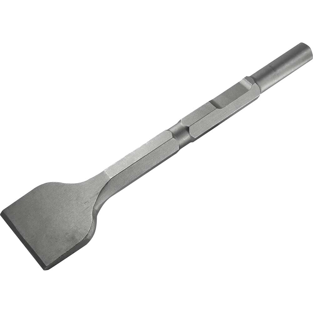 Faithfull Scaling Chisel Straight 300x75mm - 21mm Hex Shank - Kango 900/950K - Silver