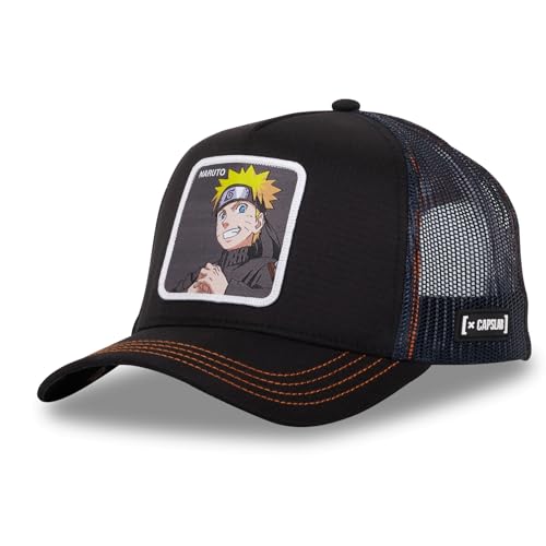 Capslab Naruto Shippuden Ripstop Black Adjustable Trucker Cap