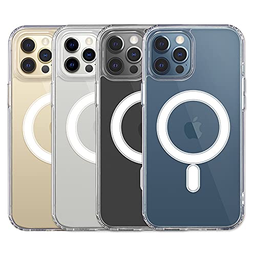 iPhone 14 Pro CASE Transparent Magnetic CASE Supports Wireless Charging TPU Phone case 6.1" Clear