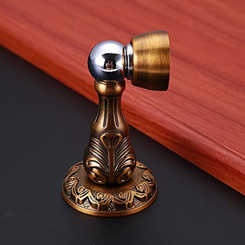 Nvsfzgiyg E Bronz Retro Zinc Alloy Door Stop Stopper Holder Catch Floor Fitting With Screws For Family Hom Etc(E)