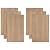 Walnut 6 Sheets | 6mm 1/4th inch, 12”x19” Premium Two Sided with MDF Core, Glowforge Ready, Unfinished