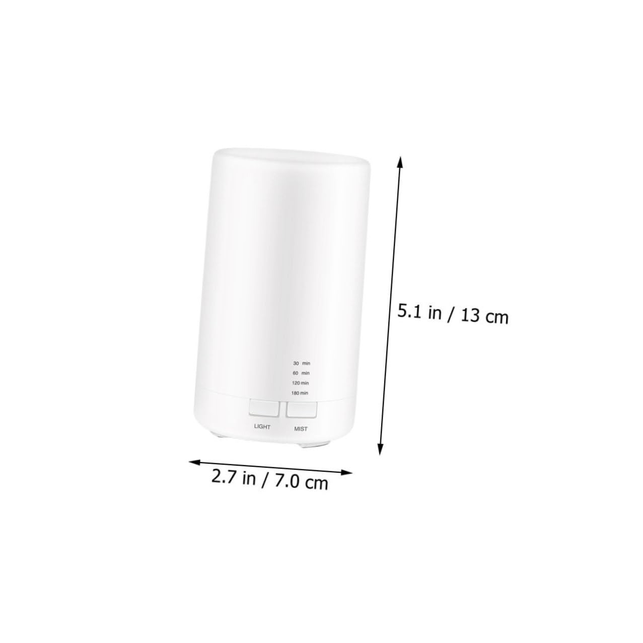 Difusor Aromaterapia con Luz LED Silencioso y USB Humidificador Portátil para Oficina y Hogar Apagado Automático para Aceites Esenciales