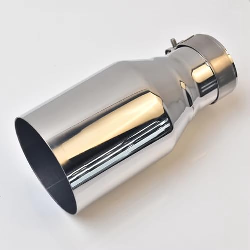 Silenciador de escape en acero inoxidable 304 premium con acabado de corte plano 6