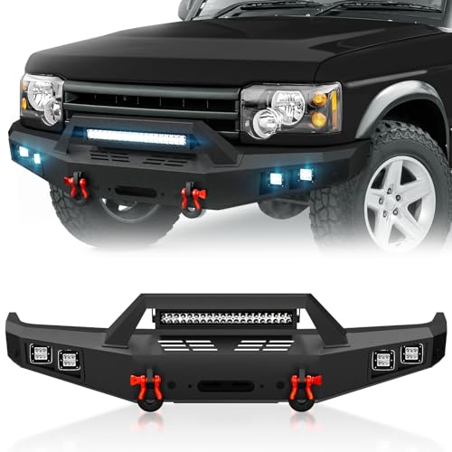 Yzona Y-XBCB-0023-FBM Front Bumper Compatible With 1999-2004 Land Rover Discovery 2 Off-Road Bumper Equipped cover