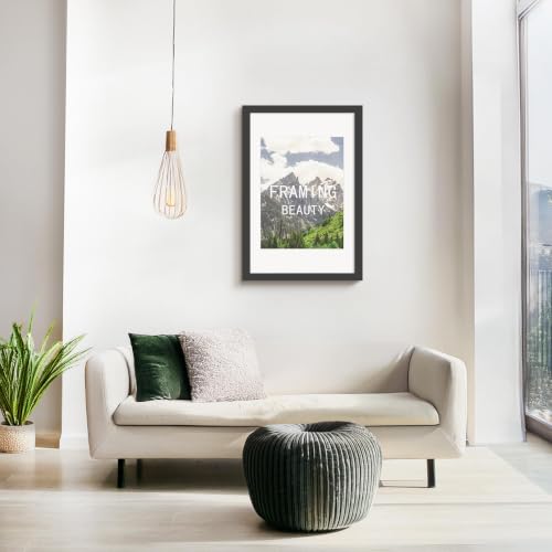 Image of Picrit 22x34 Black Poster Frame, Picture Frame for Wall, 3 Pack