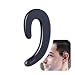 YOERM YR-T10 Ear-Hook Wireless Headphones Non Ear Plug Bluetooth Headset with Mic, Non Bone Conduction Blueooth Headphones for Cell Phone Talk (Single Ear)