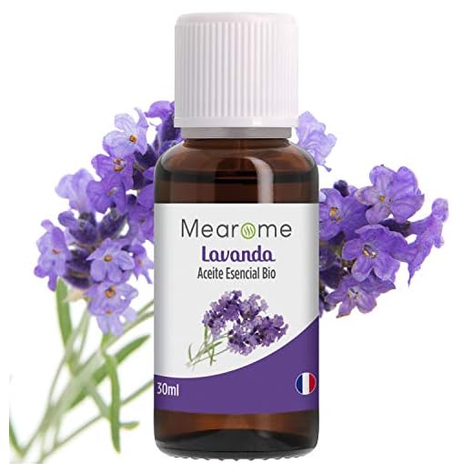 Aceite Esencial de Lavanda Puro 30 ml, 100% Natural y Bio | Antiséptico Favorece el Sueño Relajación Masajes Terapéuticos | Ideal para Humidificador Ultrasónico Aromaterapia | Fabricado en Francia
