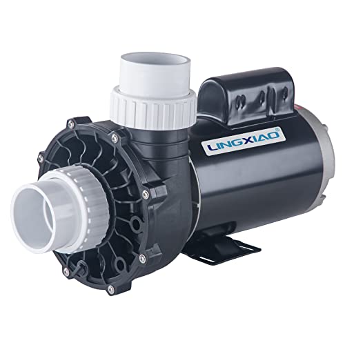 Image of 4HP Hot Tub Pump - 2 Speed LX SPA Pump Motor 230V, Connect to 2.5 inch Port, Super Flow Rate 267GPM (Mode: 56WUA400a-II)