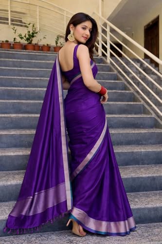 Image of Women's Glory Traditional Bengali Gorod Sarees Durga Puja Garad Silk Kanjivaram Goroder Lal Paar Sada Border Handloom Sari Banarasi Soft lichi Handmade Zari Buti Sadi