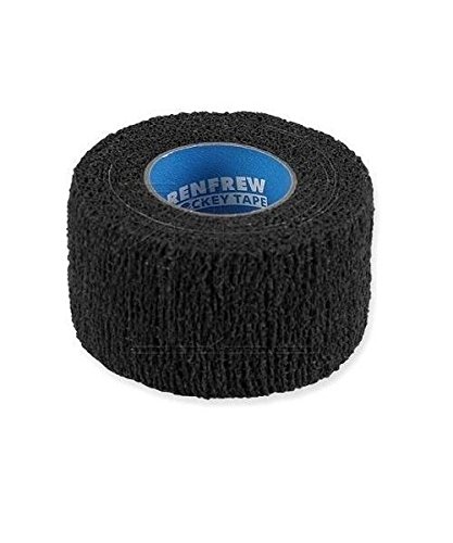 Renfrew Stretchrap Grip Tape Scapa Hockey Stick, 1 Roll (1.5"/6yds, Black)