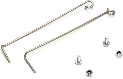 RYELDOM - Kit de muelles para puerta lavadoras de carga superior, compatibles con Whirlpool, Ignis, Bauknecht