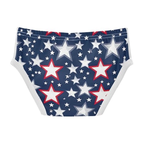 Blue Stars Boys' Soft Cotton Briefs Kids Baby Toddler Underwear Children Undies 2T-8Y2