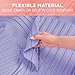 CARBELLA Rubber 4-Piece Lavender Car Floor Mats -Universal Trim To Fit All Weather Lavender Car Accessories - Girl Car Accessories for Women & Cute Car Mats for Women for Girly Car Decor, Truck, & SUV