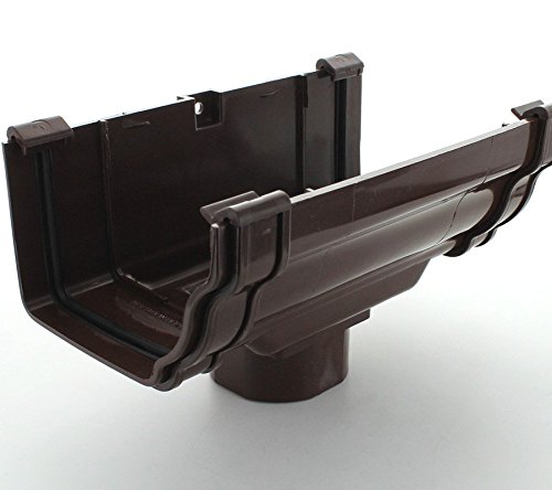 Marley Classic Running Outlet RCO50 Brown for Ogee Style 116 x 75 mm guttering System