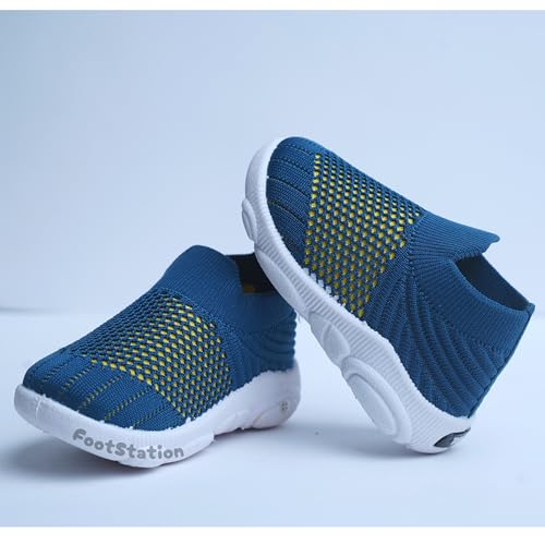 Image of Infant Shoes for Baby Boys & Girls | Musical Sound Walking Shoes | First Walker Shoes for Toddlers | Lightweight Breathable Knit Sneakers | Soft Sole Comfortable Slip On Shoes for Newborns, Babies & Kids
