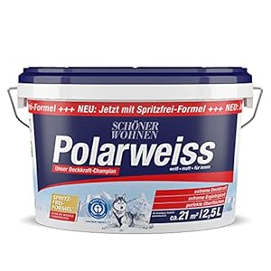 Schöner Wohnen Polarweiss Innenfarbe 2,5 Liter Eimer