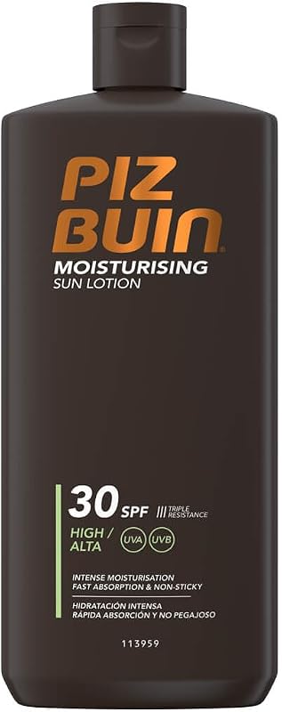 Loção corporal protetora solar Piz Buin FPS 30, 400 mL