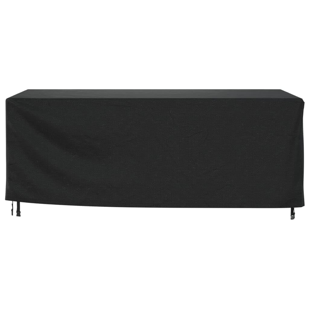Akcesoria do mebli ogrodowych, pokrowce na meble ogrodowe, pokrowiec na meble ogrodowe czarny 240 x 140 x 90 cm wodoodporny 420D