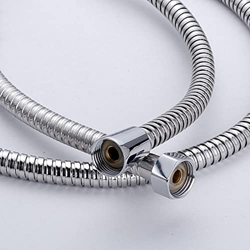 Manguera Ducha,Flexo Ducha Manguera de ducha de acero inoxidable Manguera de grifo Ducha flexible Manguera de silicona gruesa Baño de silicona de 3 metros Manguera de ducha(5m)