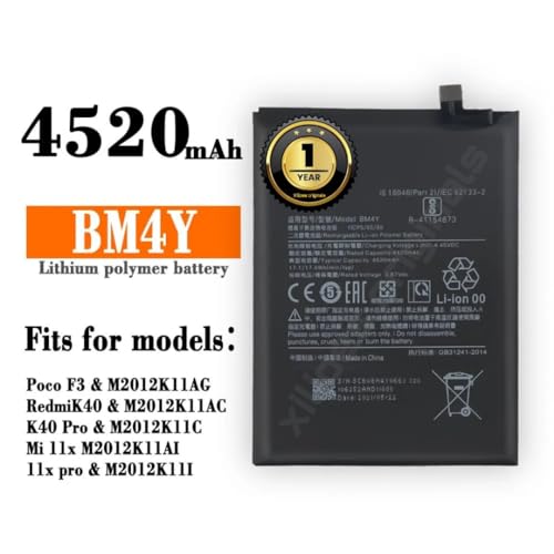 Image of BM4Y Battery for Redmi Poco F3 / K40 / K40 Pro / K40 Pro+ Battery with 1 Year Warranty** (B169)